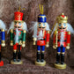 Mini Nutcrackers with Movable Mouths, Set of 6 - 4" to 5" Tall